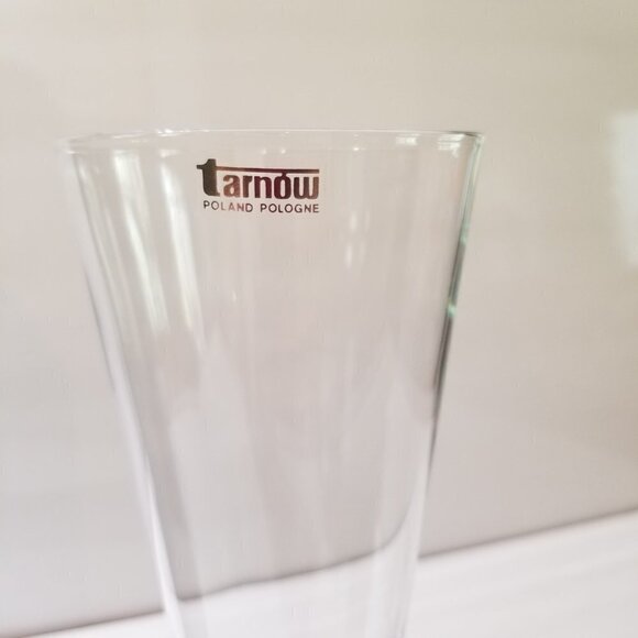 Abbott Collection Beer Pilsner Glass 12 oz Tarnow Poland Mouth Blown Set Of 3 - Picture 10 of 11